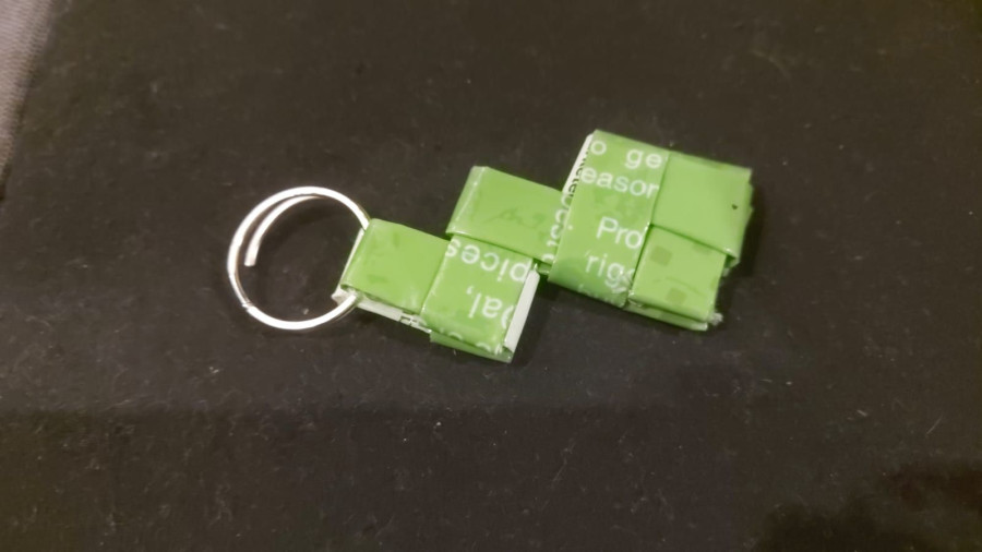 Key Holders from Plastic Wrappers